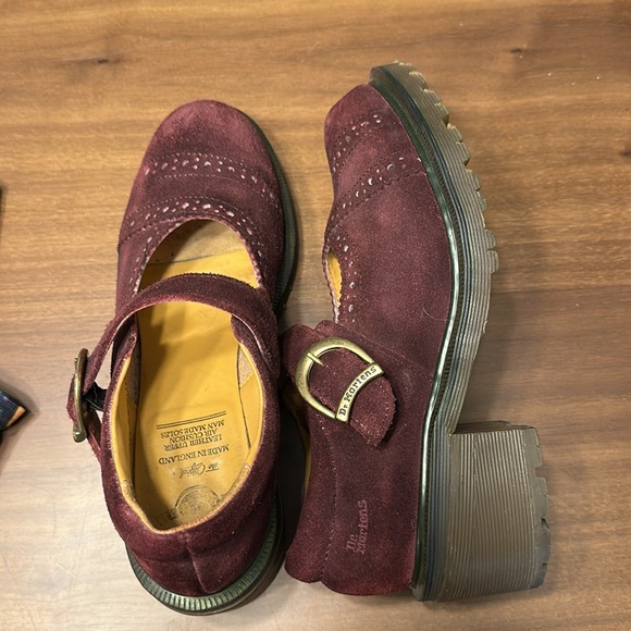 Vintage Dr Martin Suede Mary Jane loafers - Picture 7 of 8